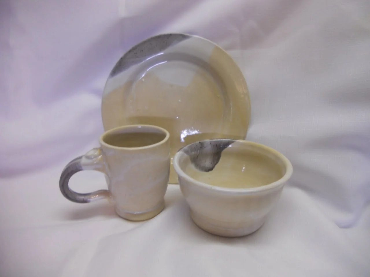 Ivory, White and Grey Set