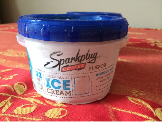Sparkplug Coffee Ugly Christmas Sweater blend flavoured ice cream. Yum!