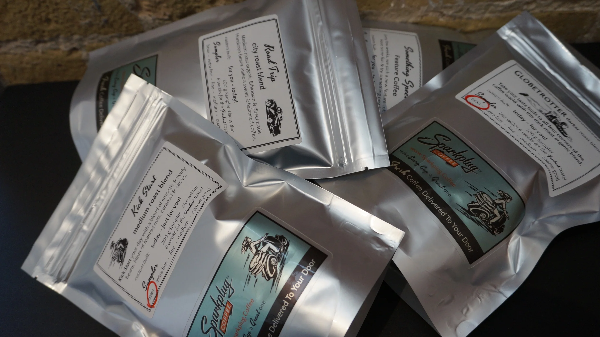 The First Sparkplug Coffee Sampler