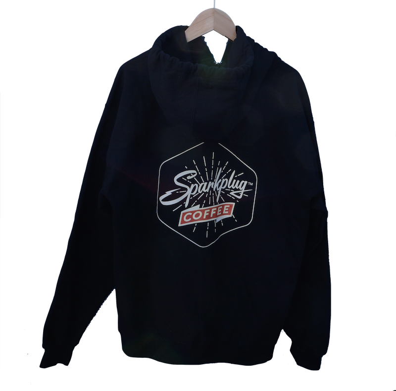 Sparkplug Coffee zip hoodie black back.png