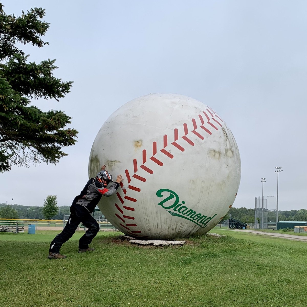 Giant Baseball in Sault Ste Marie?