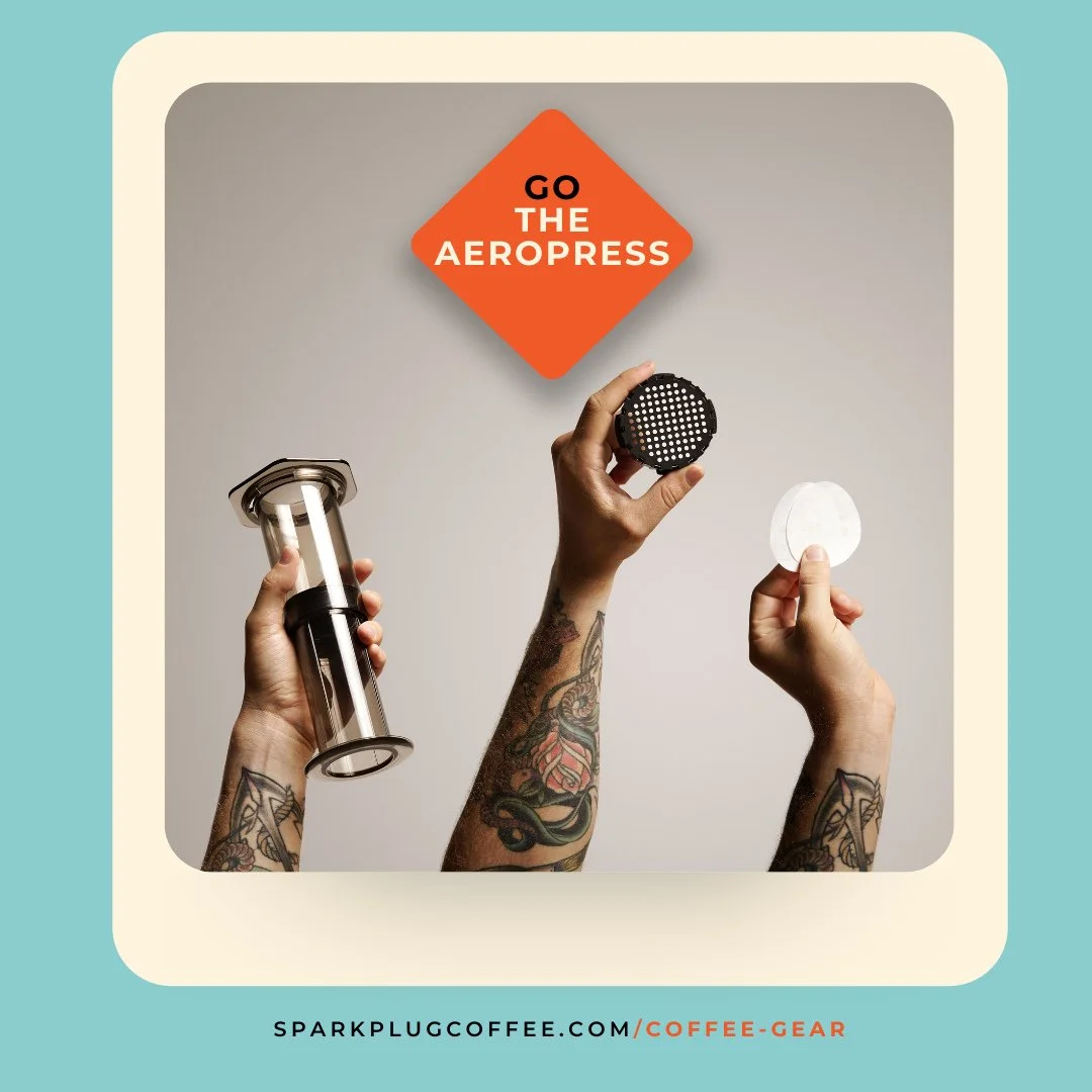 Looking for a little Back-To-School GIFT?⁠
⁠
Massive #Aeropress fans here!⁠
⁠
AeroPress takes the best of every type of coffee maker and combines them for magic results.⁠
⁠
AeroPress immerses coffee grinds and hot water to release all the richness an