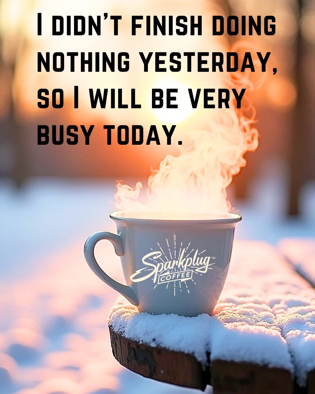 Coffee time shouldn't be rushed. Stay warm &amp; cosy friends!