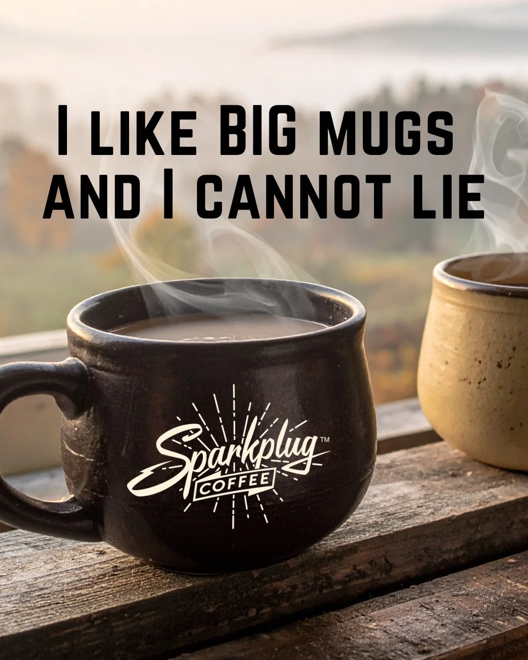 Big mugs or small espresso cups - the more the merrier!