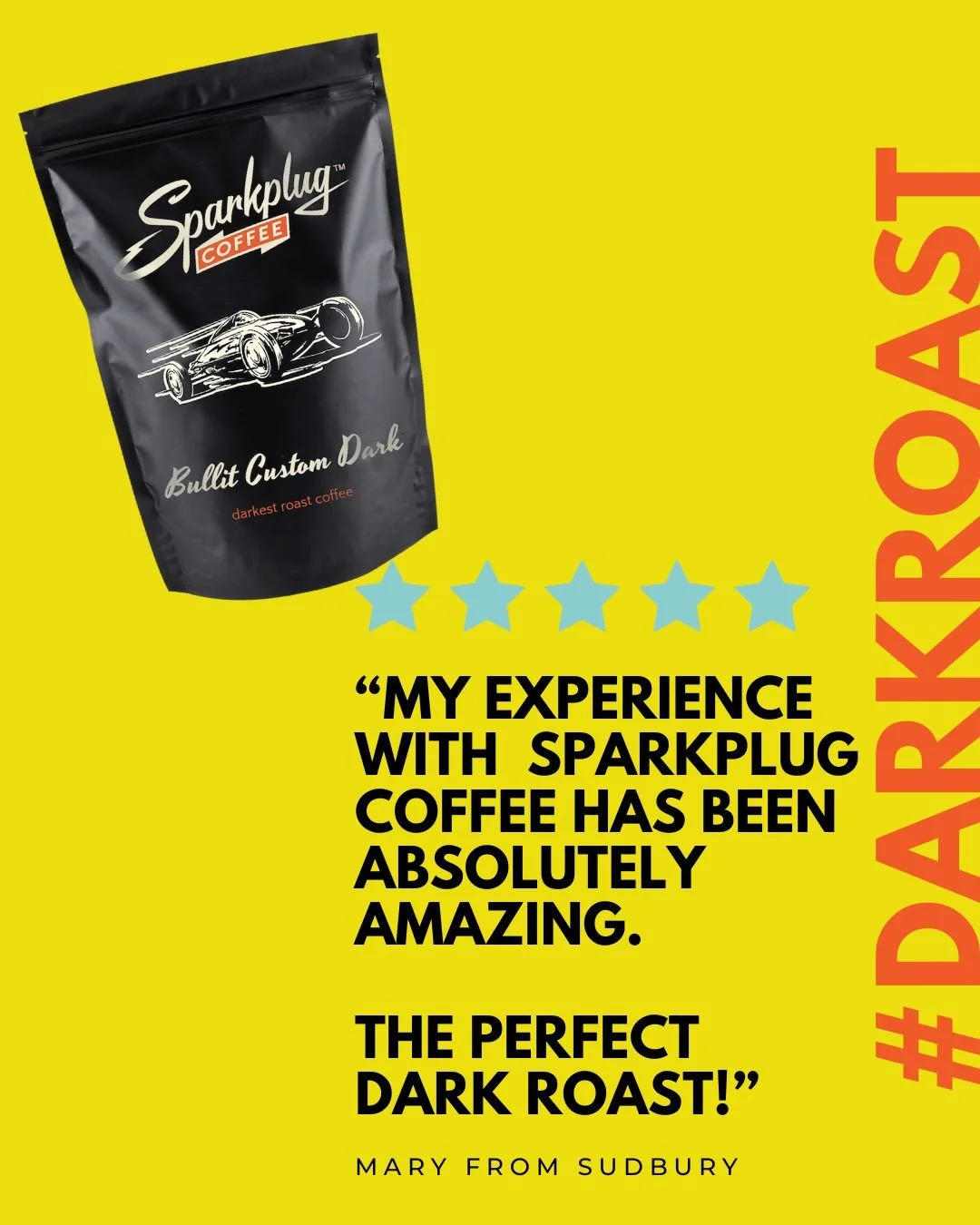 THANKS Mary!⁠ We ❤️ our customers! + We ❤️ freshly roasted coffee!⁠
Works out pretttyyy well!⁠
⁠
Why not be like Mary and give our custom blends a try?! ⁠
⁠