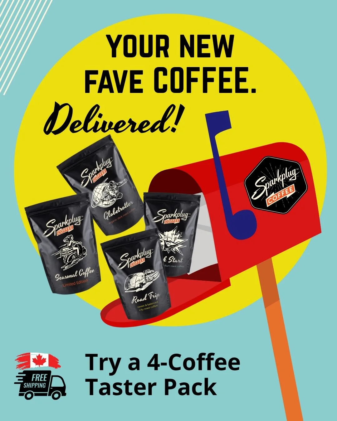 It&rsquo;s time for your FAVOURITE cup of COFFEE to come from your own kitchen!
☕ Freshly roasted coffee
📫 DELIVERED to your door&hellip;
⏰ On your schedule
💖 There&rsquo;s a blend for every coffee lover
✅ Subscribe &amp; SAVE
☕ BREW with the BEST!