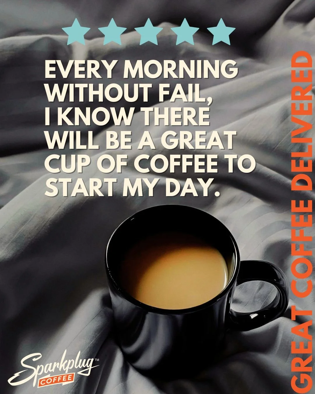 Every morning without fail