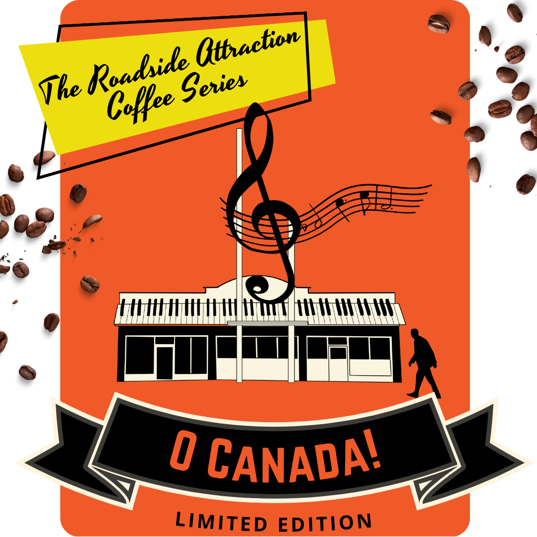 O Canada Giant Treble Clef Sumatran coffee