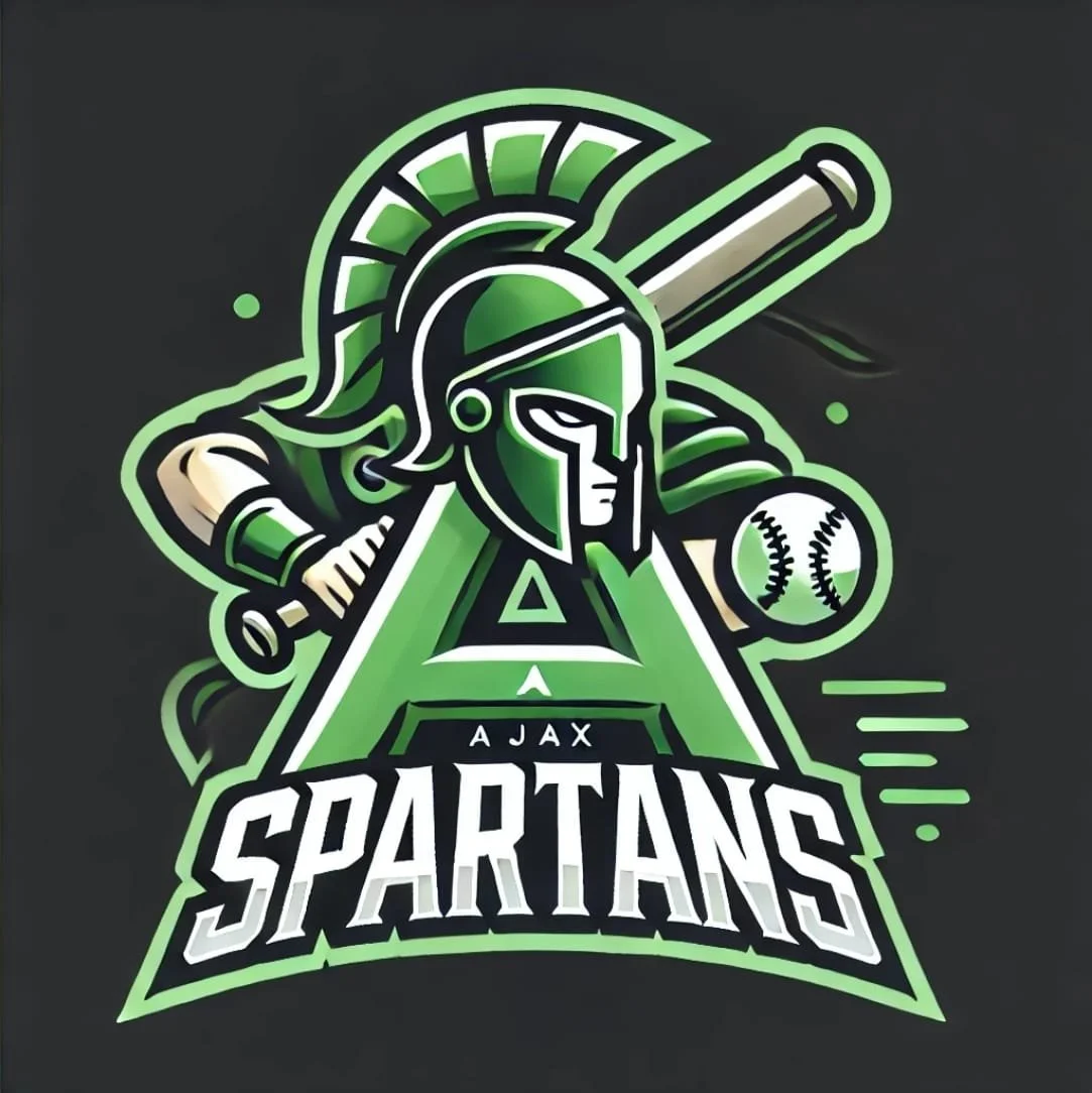 Ajax Spartans baseball logo