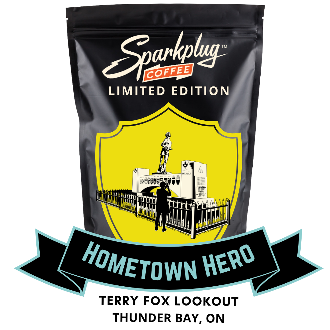 Terry Fox Hometown Hero coffee