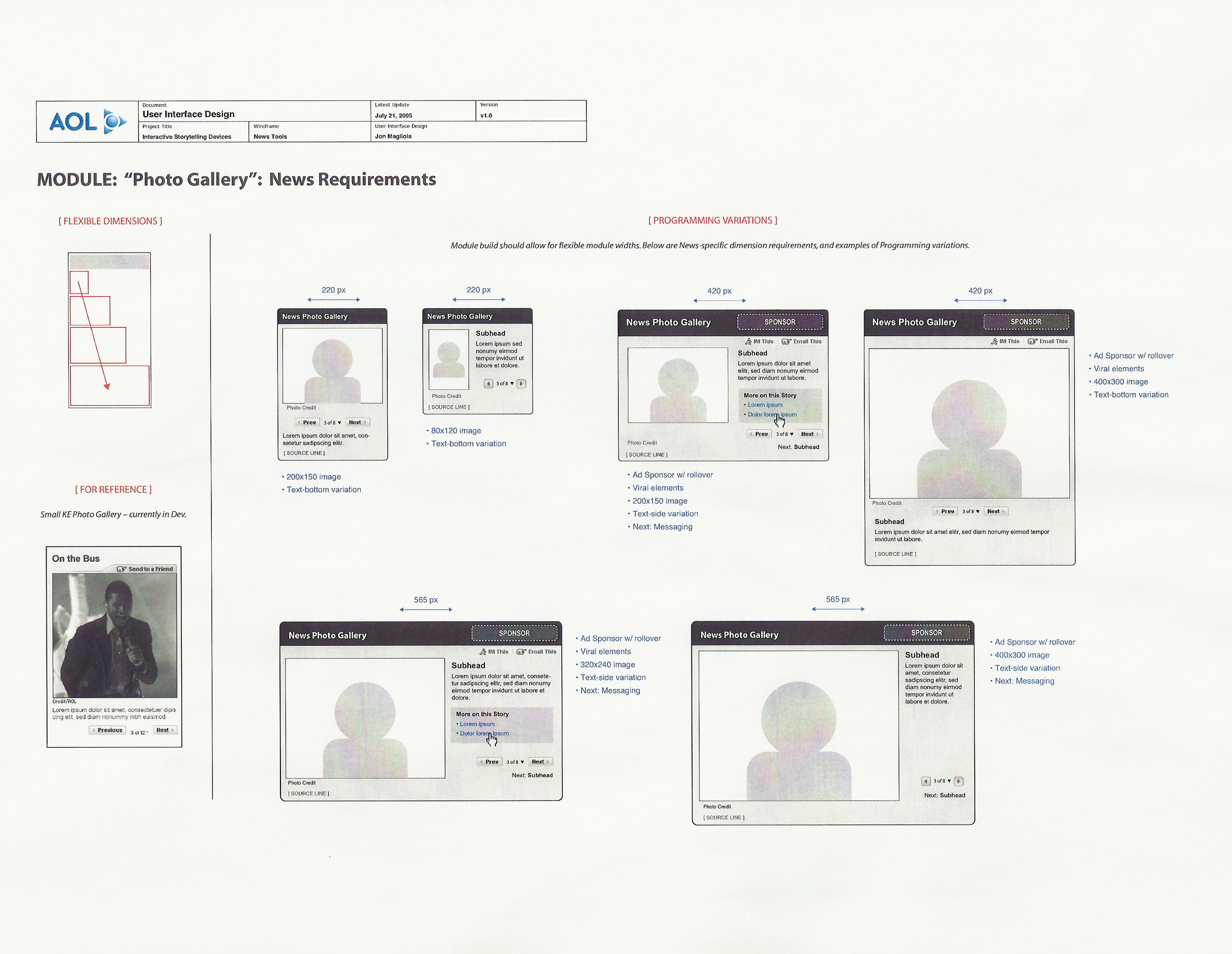 Daily Pulse - User Interface Design