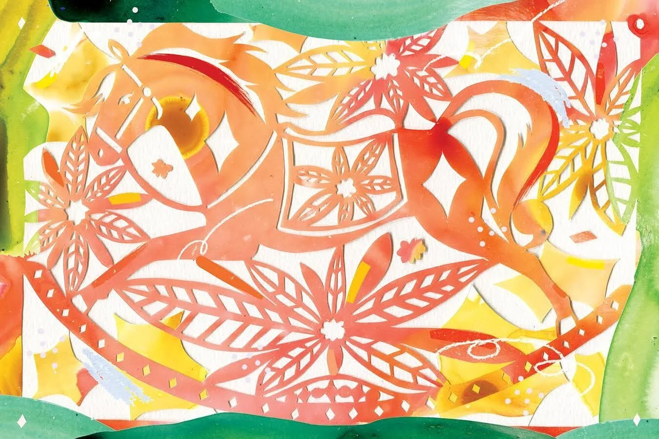 This year&rsquo;s Holiday card (which I still need to send out a bunch :&rsquo;) I was not on top of my holiday things this year). Hope everyone had a good holiday season and I&rsquo;m keeping fingers crossed for a good 2022 🤞 #illustration #papercu