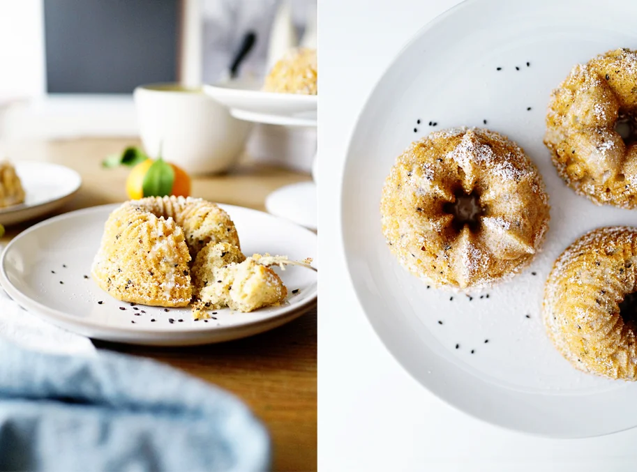 Gluten Free Citrus Ricotta Mini Cakes For Virtual Baby Shower