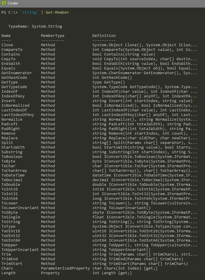 Most of these methods aren't that useful most of the time, but I'll cover the important ones.