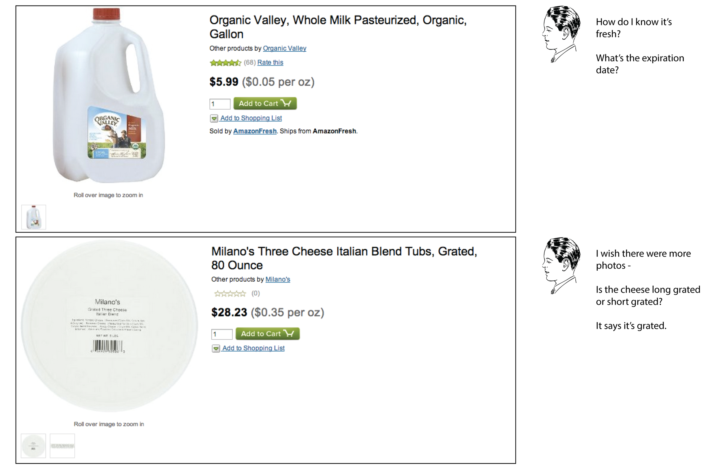 What’s the use a package of grated cheese image when you can’t even see the cheese