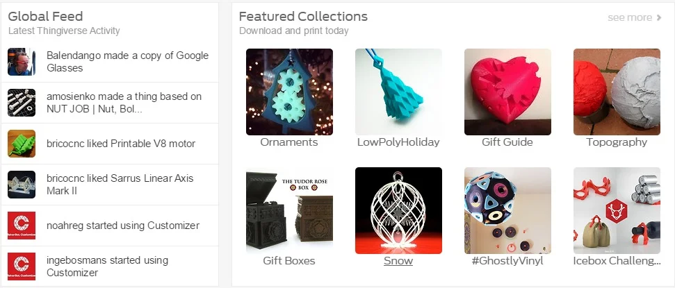 THINGIVERSE 免費下載3D圖檔的好地方!!