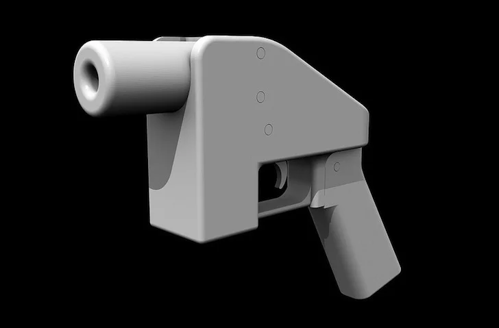 用3d列印製造手槍是違法的哦~~小孩子不要學!!