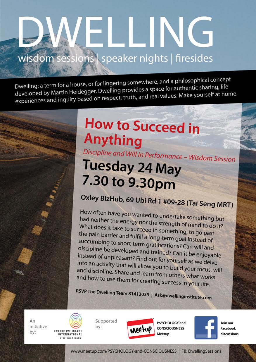 Wisdom Session: How to Succeed in Anything