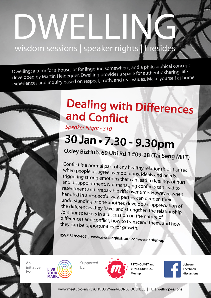 Speaker Night: Dealing with Differences and Conflict