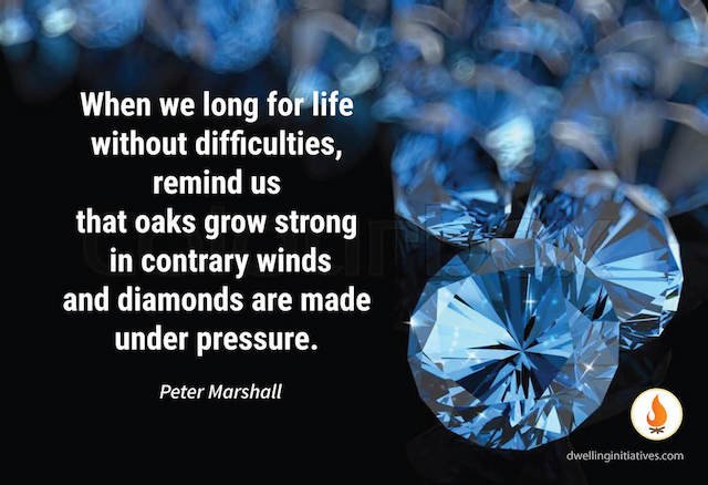 Diamonds are made under pressure