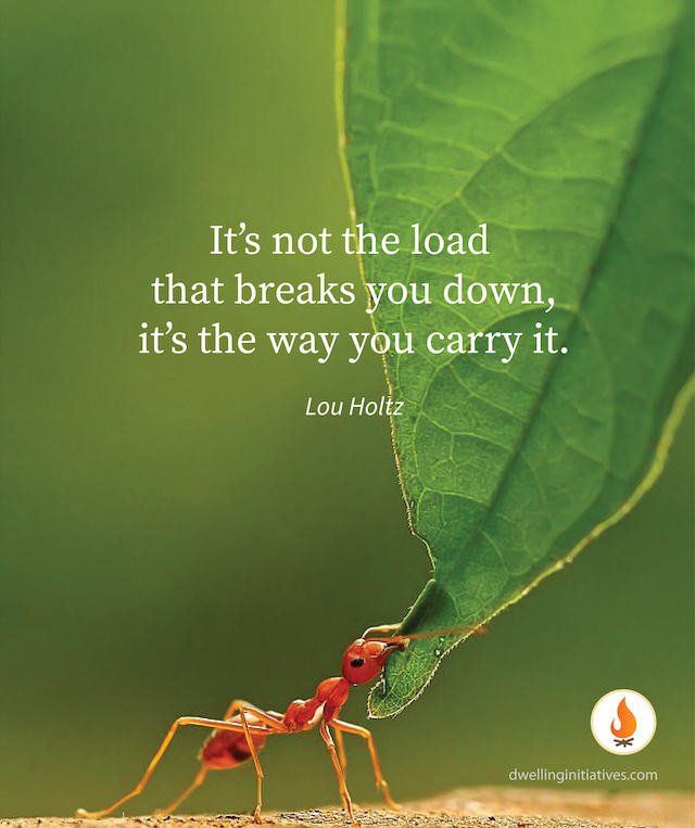 Not the load that breaks you