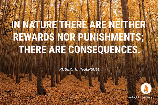 In nature there are no punishments