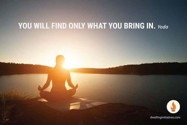 You will find only what you bring in