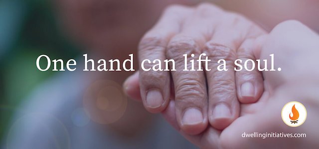 One hand can lift a soul