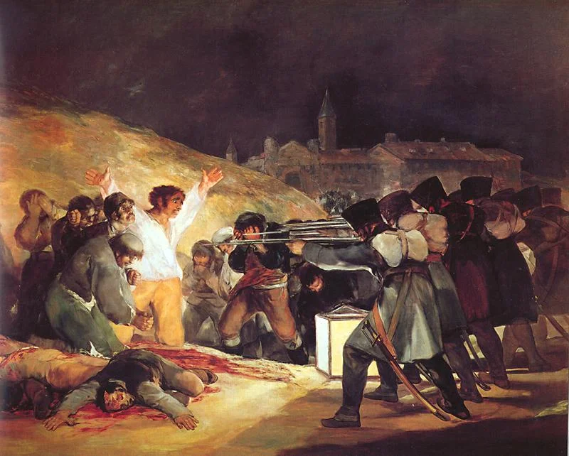 The Third of May 1808 Francisco Goya (1746 – 1828) Museo del Prado, Madrid Oil on Canvas, (268cm x 347cm) 1814