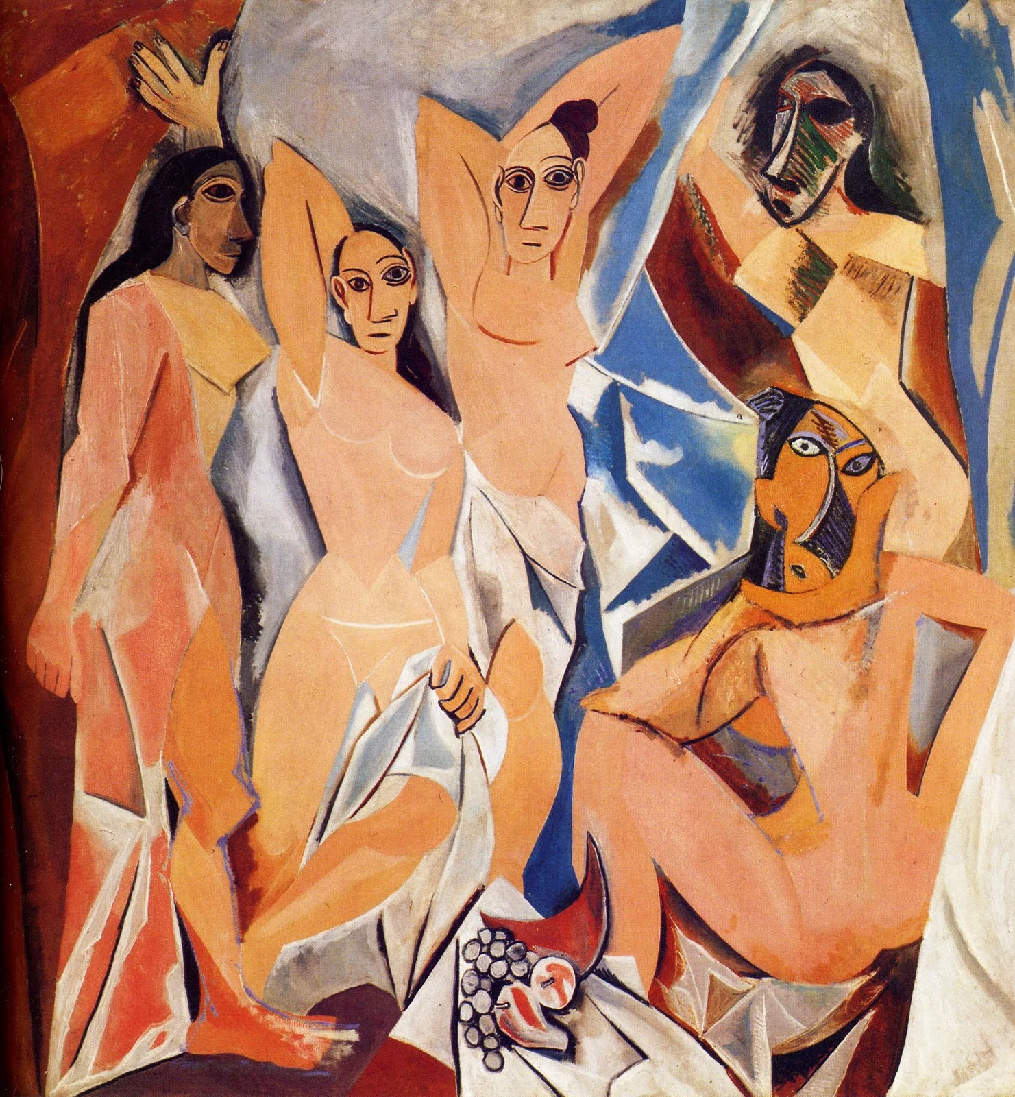 Les Demoiselles d’Avignon (The Young Ladies of Avignon) Originally titled: The Brothel of Avignon Pablo Picasso (1881 – 1973) Museum of Modern Art, New York Oil on Canvas (243.9cm x 233.7cm) 1907