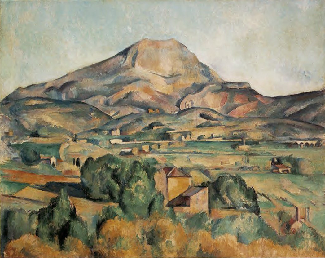 Paul Cézanne, Mont Sainte-Victoire seen from Bellevue , c. 1886, Barnes Foundation, Philadelphia.