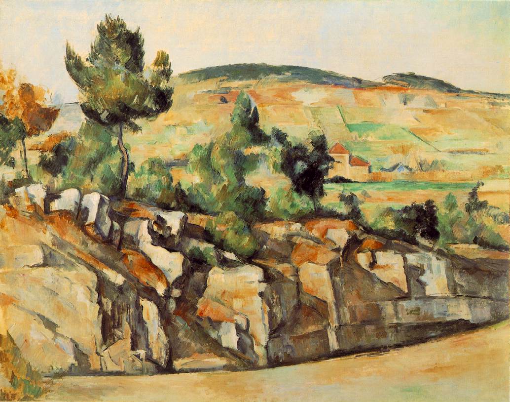 Paul Cézanne, Montagnes en Provence (Mountains in Provence) , 1886-90, National Gallery, London.