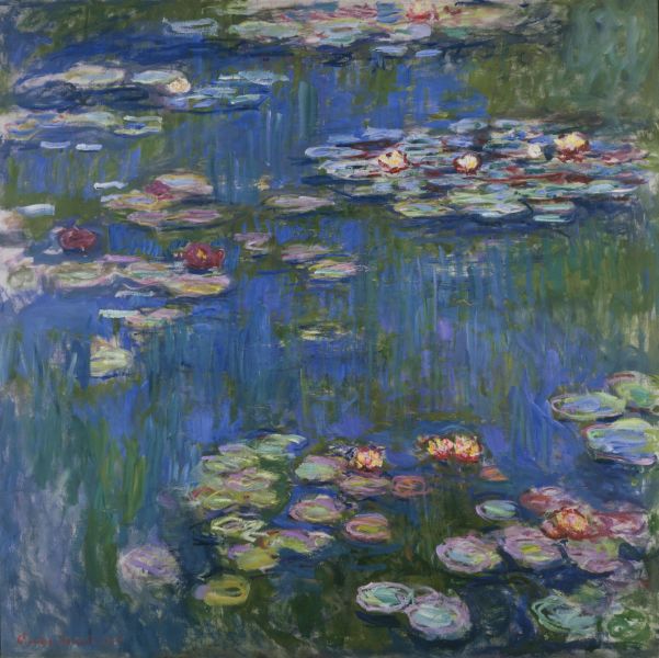 Claude Monet, Water Lilies , 1916, The National Museum of Western Art, Tokyo.
