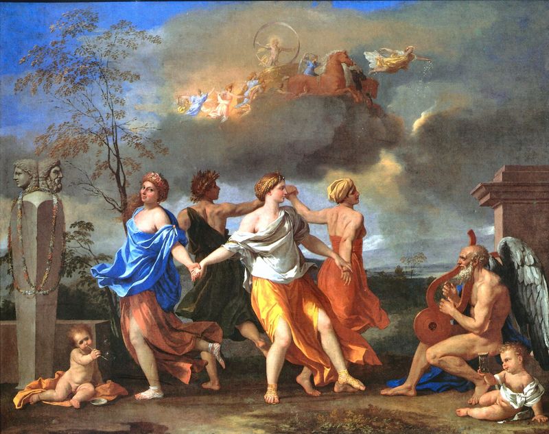 Nicolas Poussin, A Dance to the Music of Time , 1640, The Wallace Collection. 