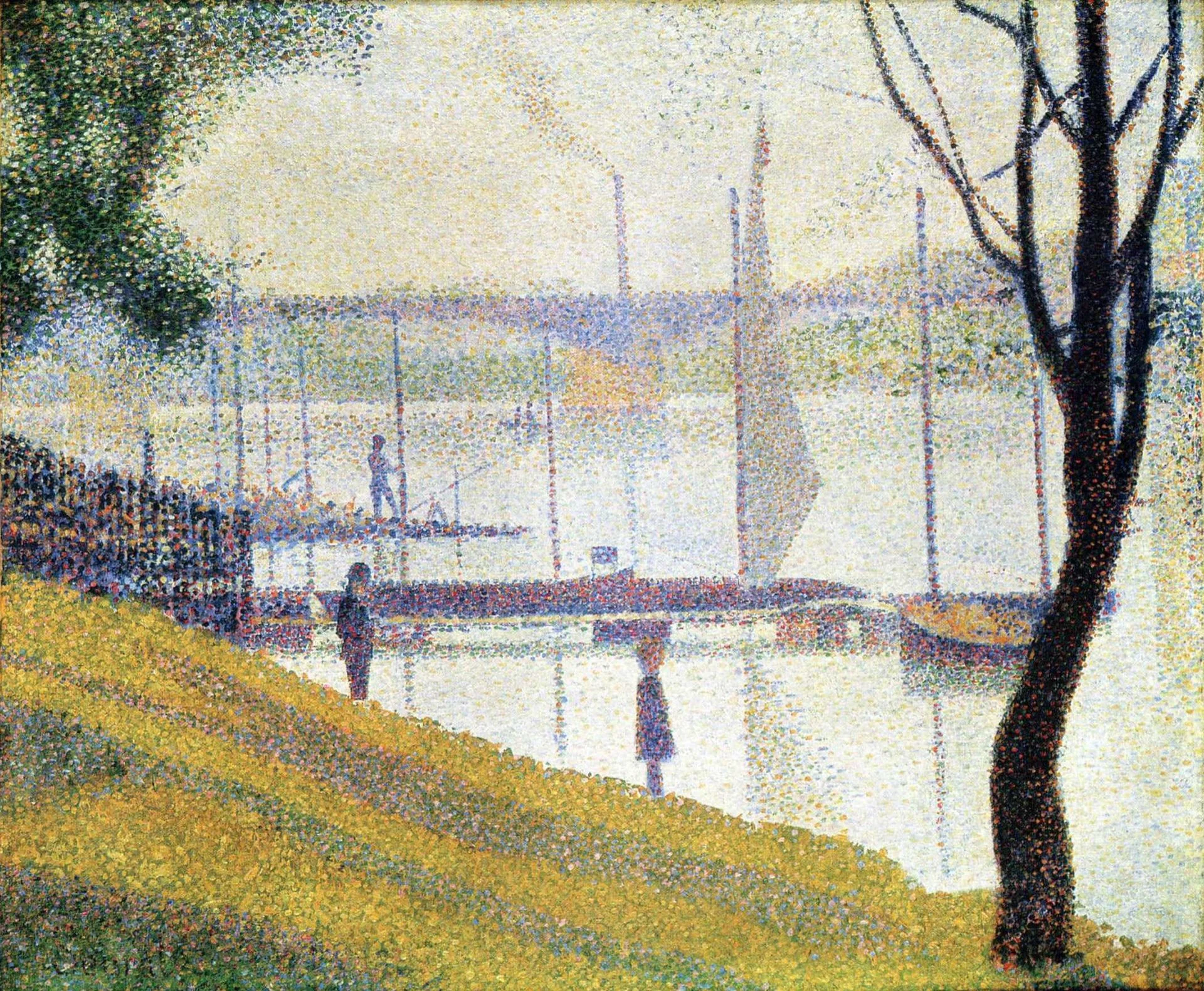 Georges Seurat, Bridge of Courbevoie , 1886-1887, Courtauld Institute, London.