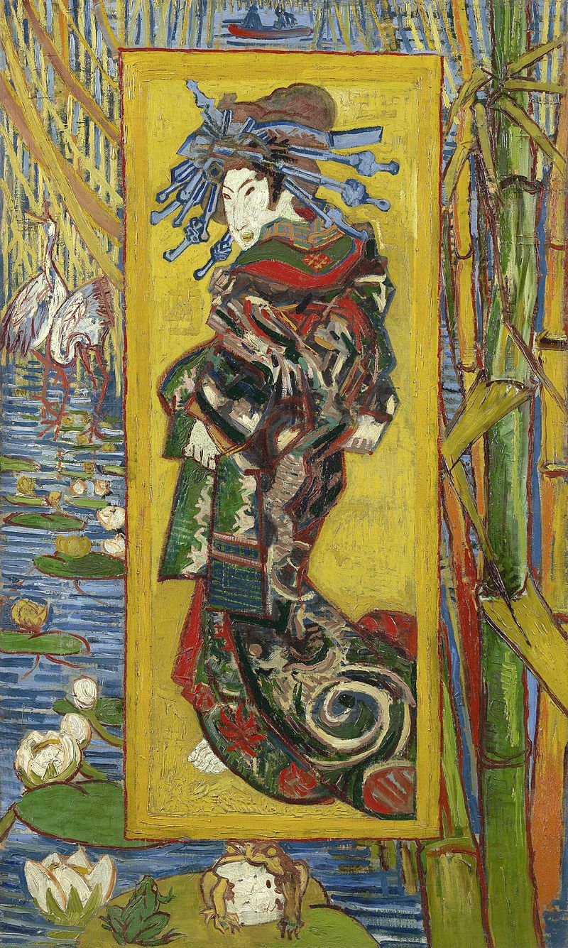Vincent van Gogh, Courtesan (after Eisen) , 1887, Van Gogh Museum.
