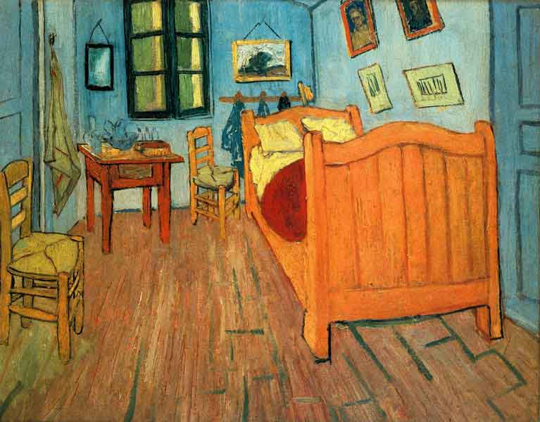 Vincent van Gogh, Bedroom in Arles , 1888, Van Gogh Museum.