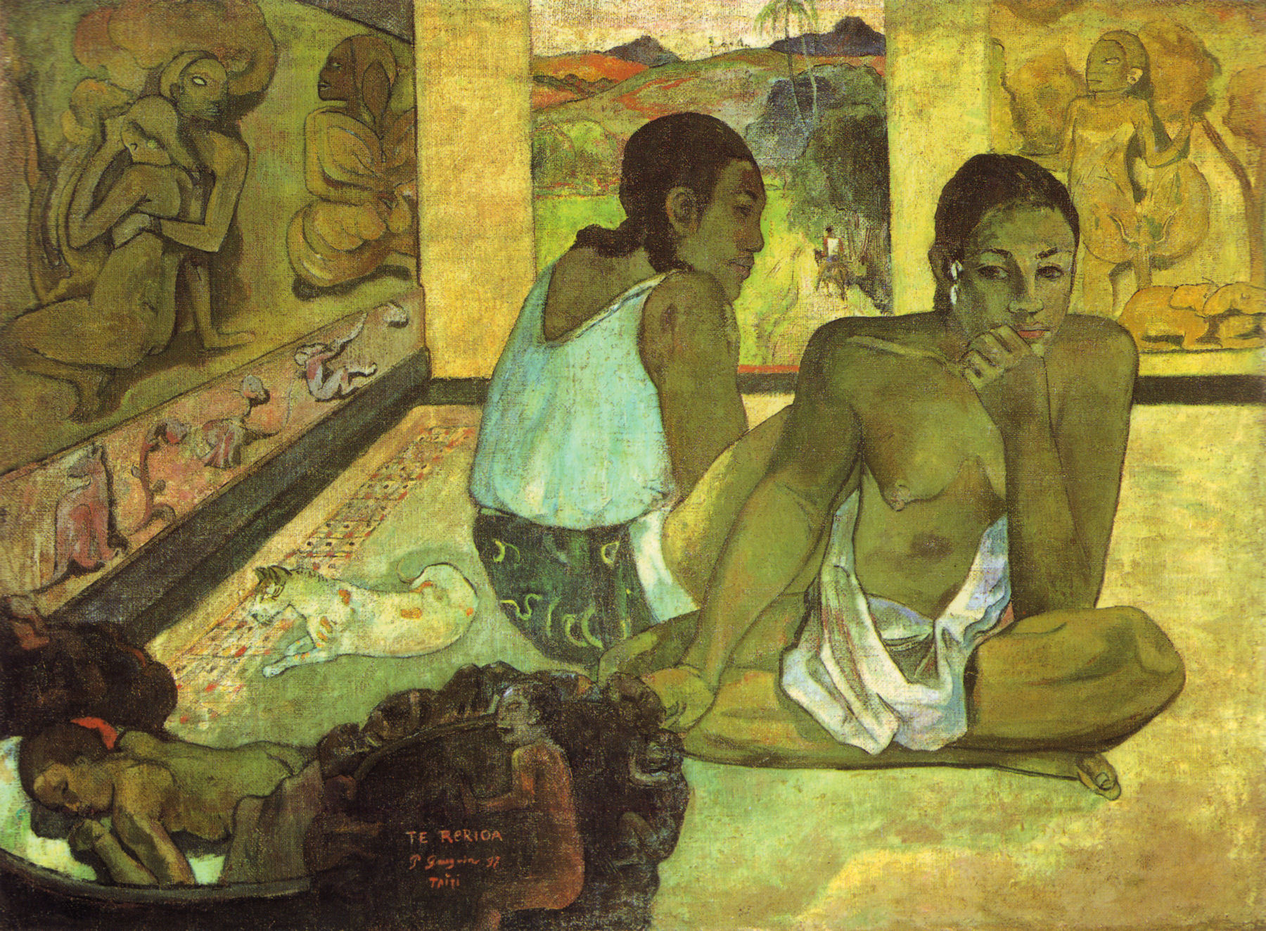 Paul Gauguin, Day Dreaming , 1897, Courtauld Institute, London.