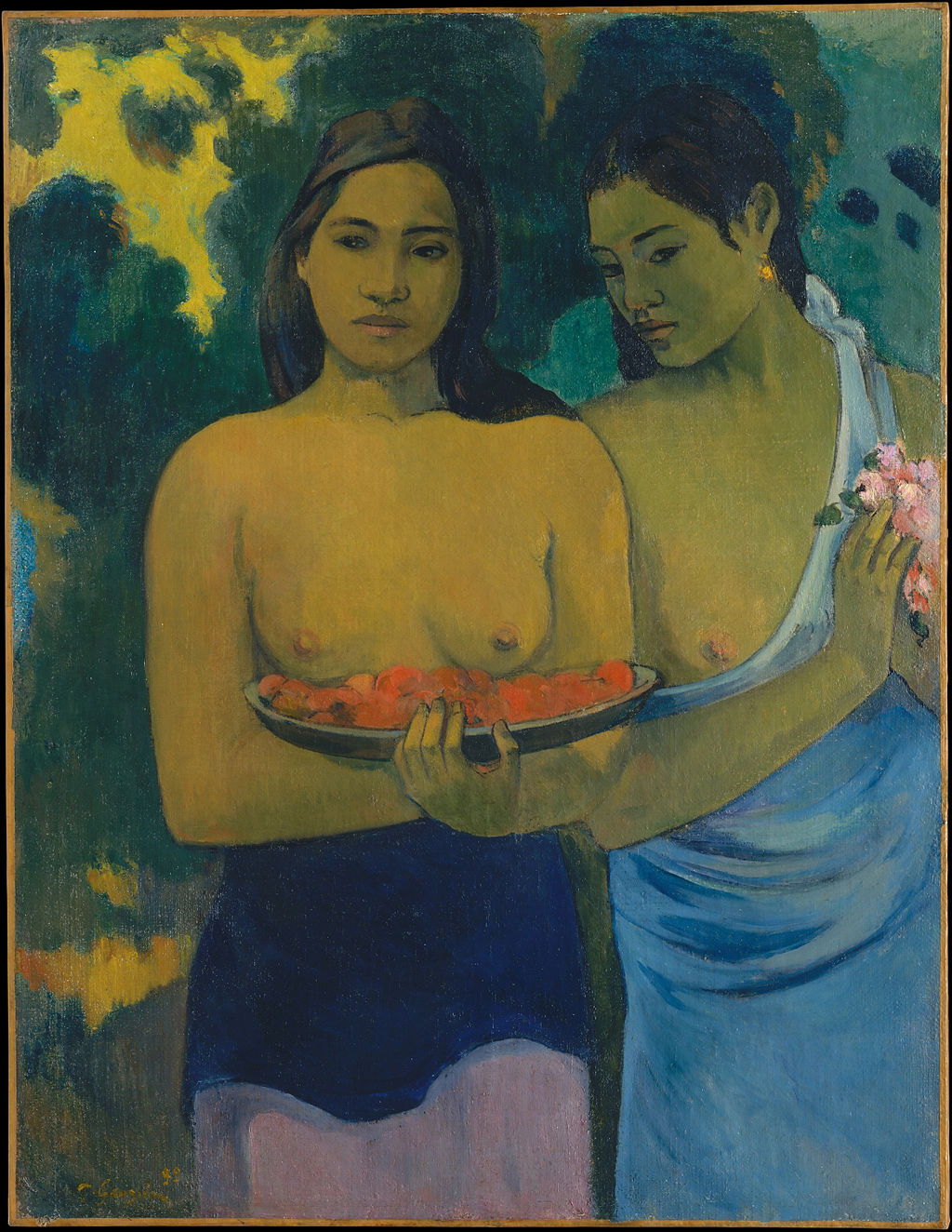 Paul Gauguin, Two Tahitian Women , 1899, Metropolitan Museum of Art, New York. 