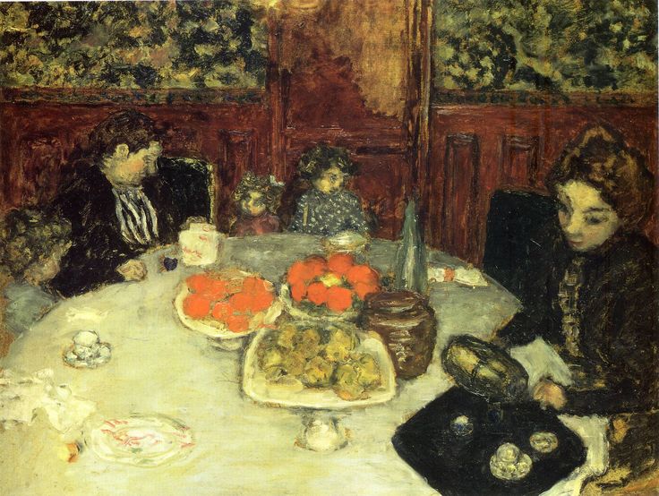 Pierre Bonnard, At the Table , 1899. 