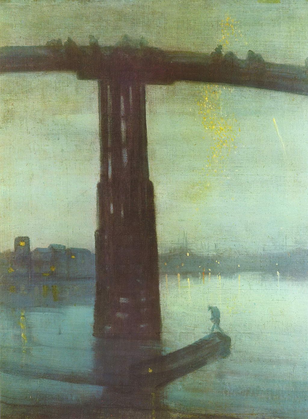 James Abbott McNeill Whistler, Nocturne: Blue and Gold - Old Battersea Bridge , 1872, Tate Britain, London.