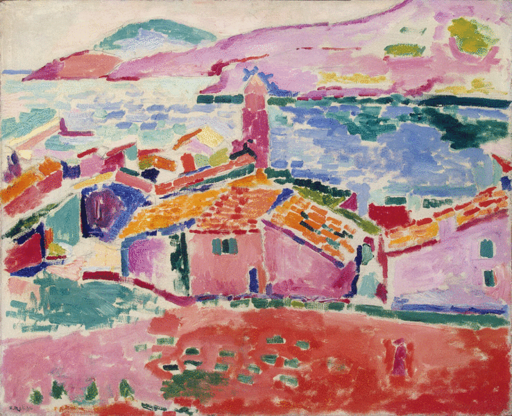 Henri Matisse, Les toits de Collioure (Roofs of Collioure) , 1905, The Hermitage, St. Petersburg.