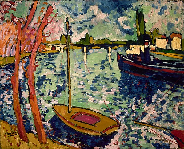 Maurice de Vlaminck, The Seine at Chatou , 1906, Metropolitan Museum of Art.