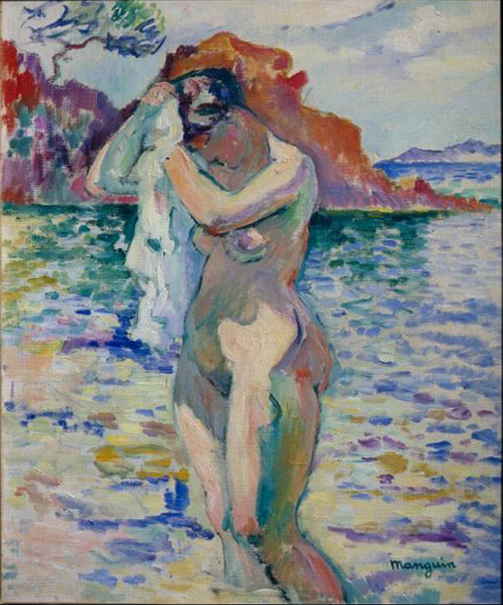 Henri Manguin, Baigneuse (Woman Bather) , 1906, Pushkin Museum, Moscow.