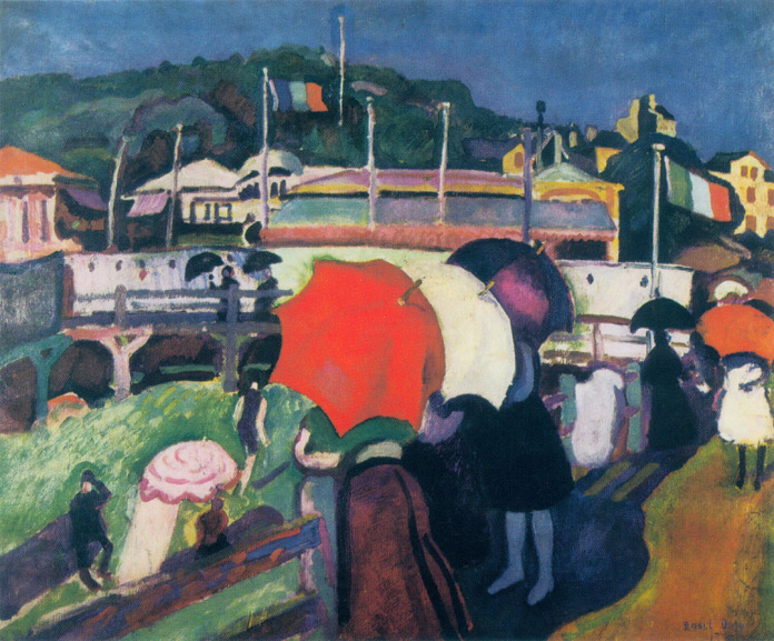 Raoul Dufy, The Three Umbrellas , 1906, Museum of Fine Arts, Houston.