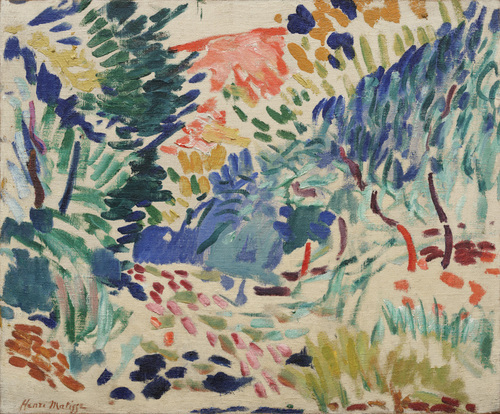 Henri Matisse, Landscape at Collioure , 1905, Museum of Modern Art, New York. 