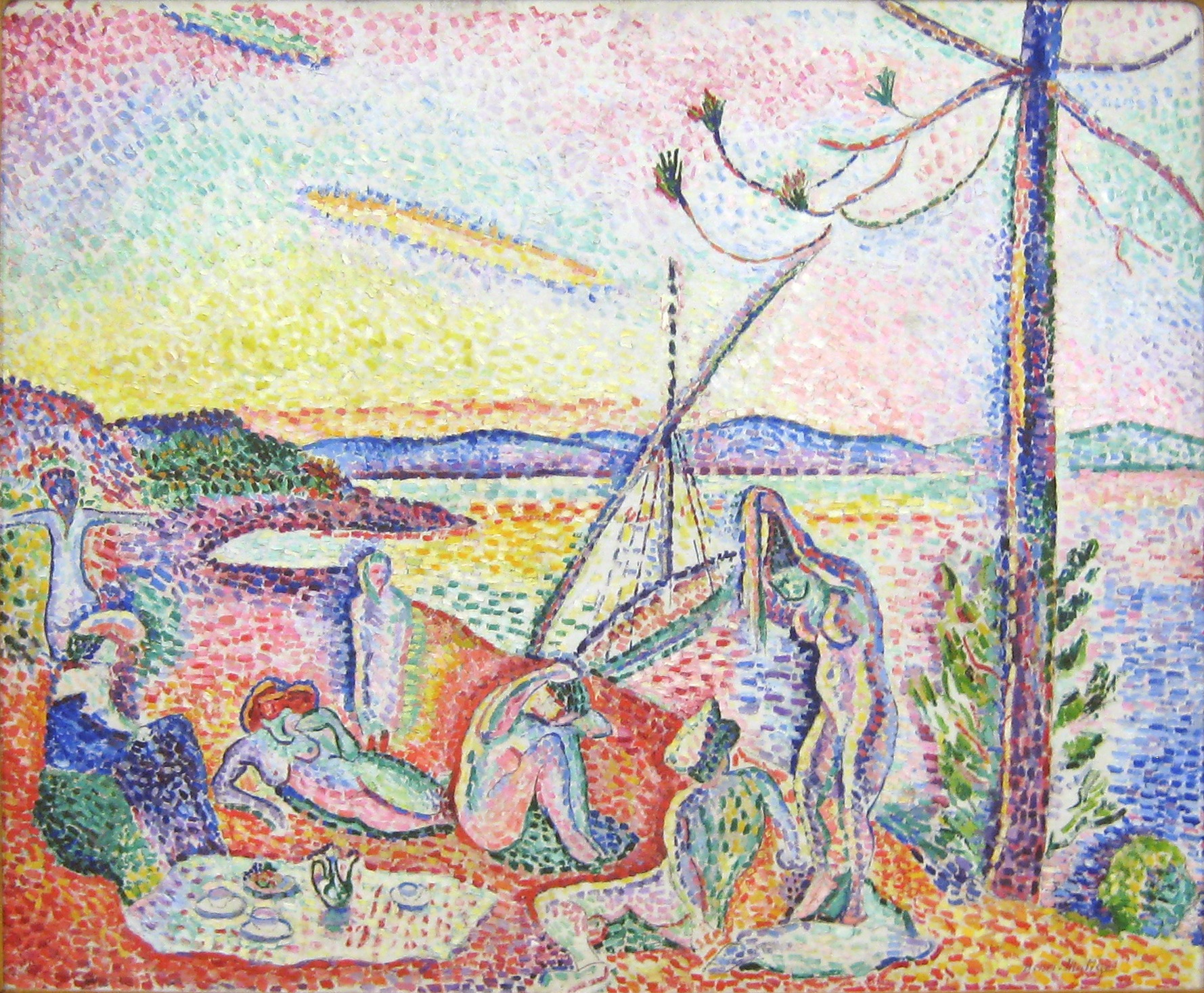 Henri Matisse, Luxe, Calme et Volupté (Luxury, calm and voluptuousness) , 1904, Musée d'Orsay, Paris.