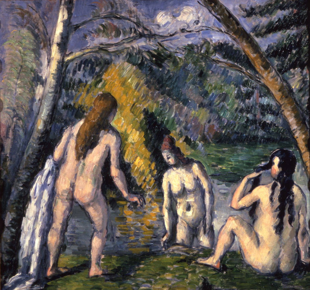 Paul Cézanne, Three Bathers , 1879-82, Petit Palais, Musée des Beaux-Arts de la Ville de Paris. Originally owned by Henri Matisse.