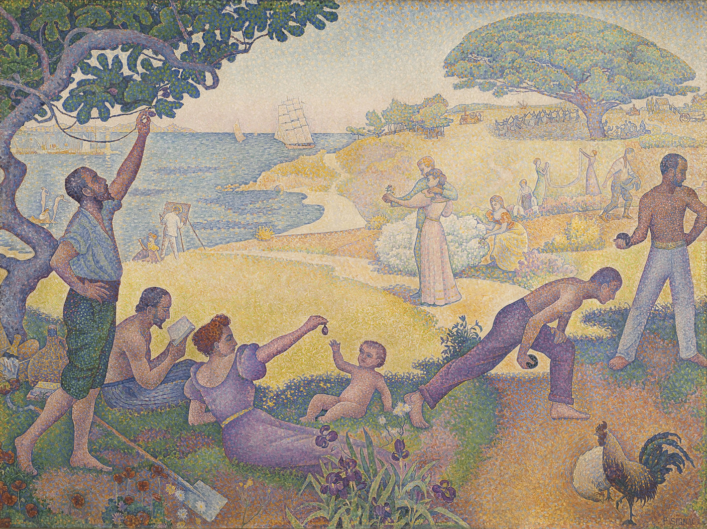 Paul Signac, In the Time of Harmony. The Golden Age is not in the Past, it is in the Future , 1893-95, Mairie de Montreuil, France.