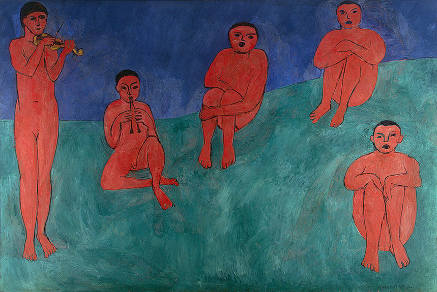 Henri Matisse, Music , 1910, Hermitage Museum, St. Petersburg.